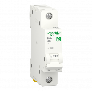 Купити Автоматичний вимикач RESI9 6 А, 1P, крива С, 6кА 213,70 грн
