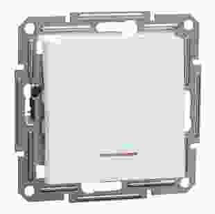 Купити Перемикач 1-клавішний з підсвіткою, білий, Asfora, без рамки 214,20 грн