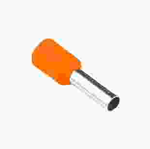 Купити Наконечник втулковий з ізоляцією HB 0,5/10, помаранчевий (100шт), TAKEL 23,30 грн