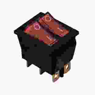 Купити KCD2-2101N R+R/B 220V Перемикач, 2 клавіші, червоний з підсвіткою TNSy 25,30 грн