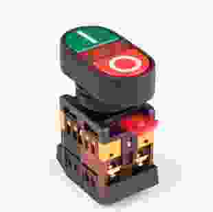 Купити Кнопка управління подвійна з підсвічуванням (старт/стоп) APВВ-22N "I-O", TAKEL 92,60 грн