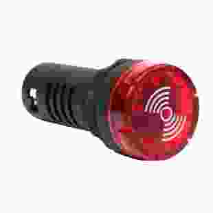 Купити Зумер світлосигнальний AD22-22MS АC/DC 220В, червоний , TAKEL 59,90 грн