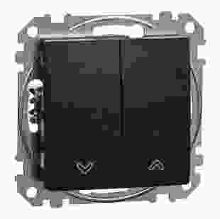 Купити Вимикач кнопковий 1-клавішний для жалюзі, електронне блокування 10 АХ, венге Sedna Elements 1 011,10 грн