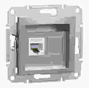 Купити Розетка комп'ютерна RJ45 кат.5е UTP, алюміній, Asfora 308,70 грн