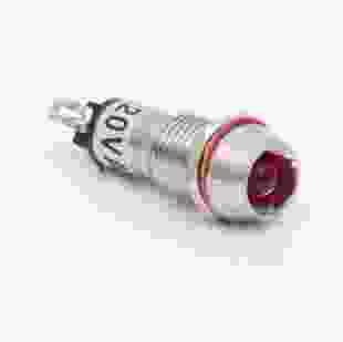 Купити Світлодіодний індикатор металевий AD22C-10 220v AС, червоний, TAKEL 36,60 грн
