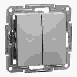 Купити Вимикач для жалюзі, самозажимний контакт, сталь, Asfora 303,10 грн