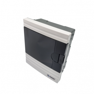 Купити Щиток внутрішній FF-WB на 6 модулів, білий, чорні дверцята, IP 40, TAKEL 223,10 грн