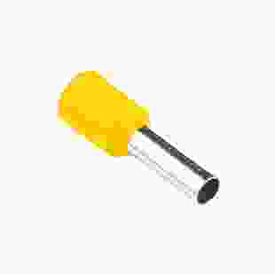 Купити Наконечник втулковий з ізоляцією HB 1/10, жовтий (100шт), TAKEL 23,30 грн