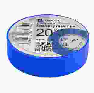 Купити Ізоляційна стрічка 0,13мм х 15мм х 20м, блакитний, TAKEL 20,00 грн