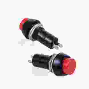 Купити Кнопка натискна КН-11В без фіксації, червоний, TAKEL 6,00 грн