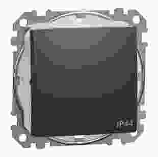Купити Вимикач прохідний 1-клавішний IP44, чорний Sedna Design 618,70 грн