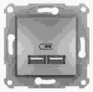 Купити USB розетка 2,1A бронза Asfora 1 890,40 грн