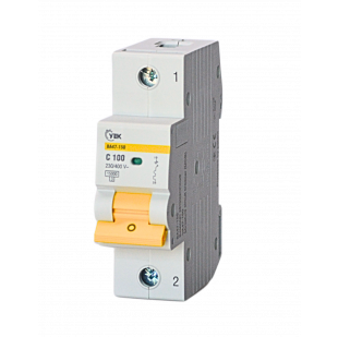 Купити Автоматичний вимикач ВА47-150 1Р 100А 15кА х-ка C 329,00 грн