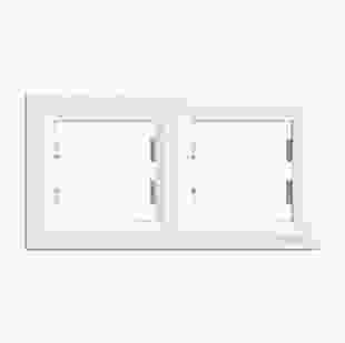 Купити Рамка 2-м, горизонтальна, біла, Asfora 65,90 грн