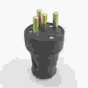 Купити Вилка каучукова пряма 412 3Р+РЕ IP44, 25А 380В, TAKEL 86,60 грн