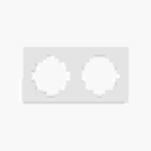 Купити Рамка подвійна Enzo (білий) 15,50 грн