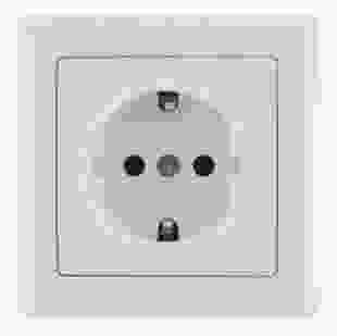 Купити РС01-01-0-ББ Розетка із з/к без з/ш серія BOLERO (білий) IEK 45,20 грн