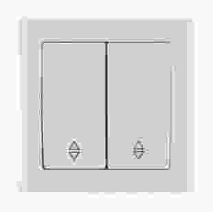 Купити ВП02-02-0-ББ Перемикач на два напрямки 2кл серія BOLERO (білий) IEK 93,20 грн