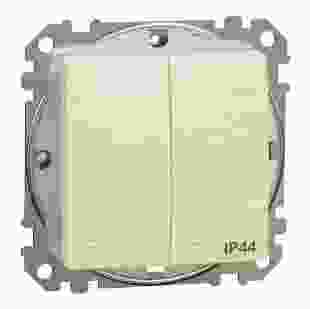 Купити Вимикач 2-клавішний IP44, 10А, береза Sedna Elements 767,90 грн