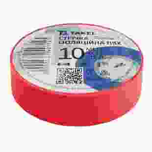 Купити Ізоляційна стрічка 0,13мм х 15мм х 10м, червоний, TAKEL 10,70 грн