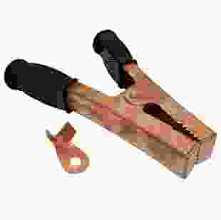 Купити Зажим електричний ЗКС-25 (155мм) чорний, TAKEL 116,60 грн