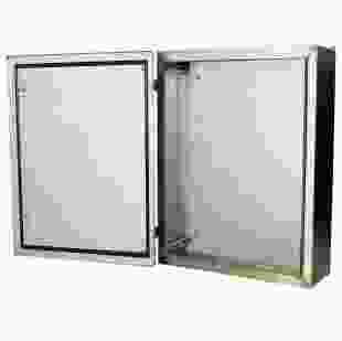 Купити Бокс монтажний BW t=1,0 AISI 430 (технічна) - (600х600х300) IP66 У1 без панелі, метал. замок 13 350,00 грн