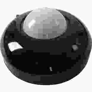Датчик руху інфрачервоний стельовий e.sensor.pir.07.black(чорний), 360°, IP20