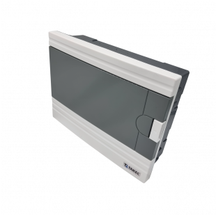 Купити Щиток внутрішній FF-WG на 12 модулів, білий, сірі дверцята, IP 40, TAKEL 376,30 грн