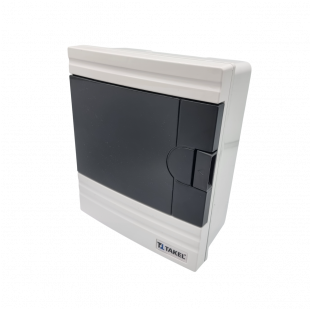 Купити Щиток зовнішній SF-WB на 6 модулів, білий, чорні дверцята, IP 40, TAKEL 223,10 грн