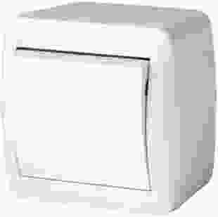 Купити Вимикач одноклавішний e.aqua.1111.gr для зовнішнього монтажу, IP44 69,70 грн