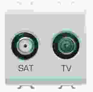 Купити Розетка TV+SAT Chorusmart 2M глянцевий білий GEWISS 2 133,10 грн