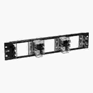 Купить ITK 2U рама для 9 плинтов типа Krone, LSA-PLUS, черная (Арт. KF90-2U05A) 720,10 грн