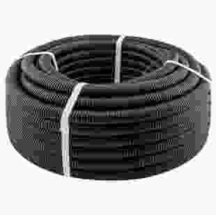 Купити Труба гофрована поліпропіленова, з протяжкою, чорна /Ø16мм/100м/СМ/НГ 6,30 грн