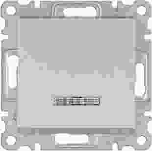 Купити Вимикач з підсвічуванням 1-тактовий Lumina, срібний, 10АХ/230В 265,10 грн