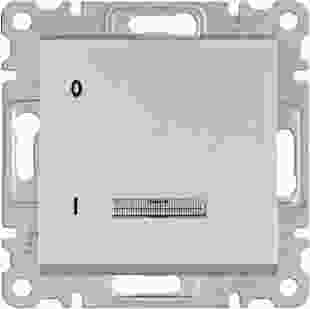 Купити Вимикач з підсвічуванням 1-тактовий Lumina, срібний, 16А/230В 254,30 грн