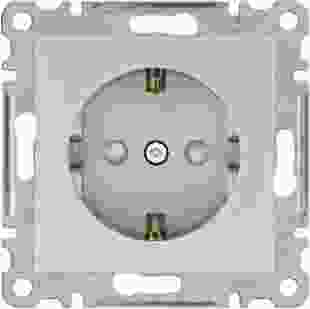 Купити Розетка з з/к з захистом контактів Lumina,  срібна, 16А/230В 178,90 грн