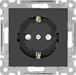 Купити Розетка з з/к з захистом контактів Lumina,  чорна, 16А/230В 178,90 грн