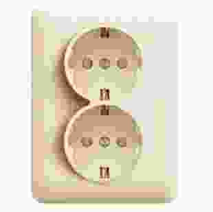 Купити Розетка подвійна з з/к з захистом контактів Lumina-2, крем, 16А/230В 137,00 грн