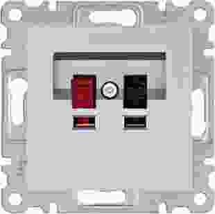 Купити Розетка акустична Lumina, срібна 248,00 грн