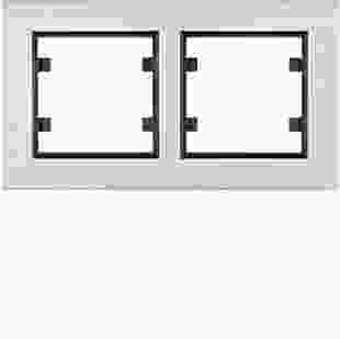 Купити Рамка 2Х горизонтальна, Lumina-Passion, срібний алюміній 1 399,40 грн