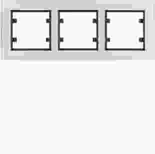Купити Рамка 3Х горизонтальна, Lumina-Passion, біле скло 1 923,70 грн