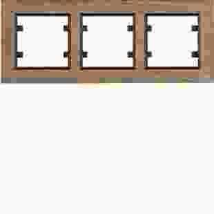 Купити Рамка 3Х горизонтальна, Lumina-Passion, дерево дуб 2 123,20 грн