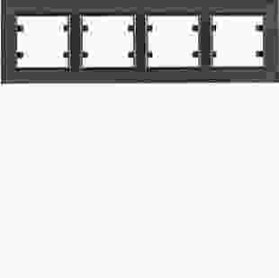 Купити Рамка 4Х горизонтальна, Lumina-Passion, чорний алюміній 2 448,00 грн
