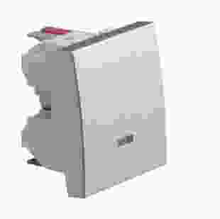 Купити Вимикач 1-тактовий, 1НВ+1НЗ, з можл.підсвічування, 2М Systo титан, 10А/250В 437,50 грн