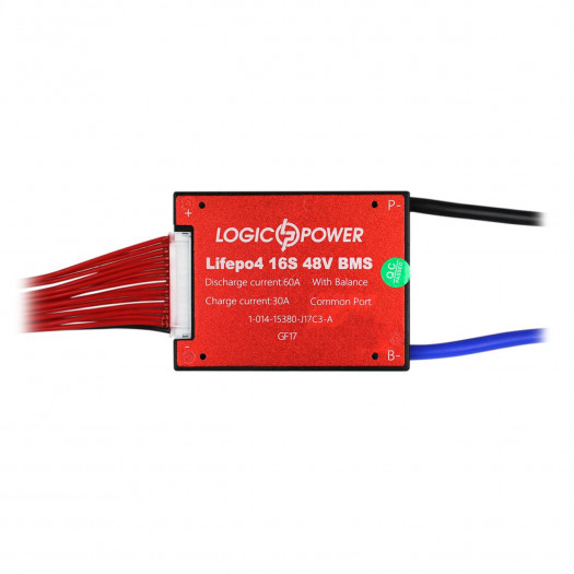 BMS плата LP LiFePO4 48V 16S Dis 60A Ch 30A 000173423