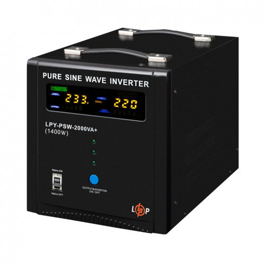 Купить ИБП LogicPower LPY-PSW-2000VA+ (1400Вт) 10A/20A с правильной синусоидой 24V 10 903,00 грн
