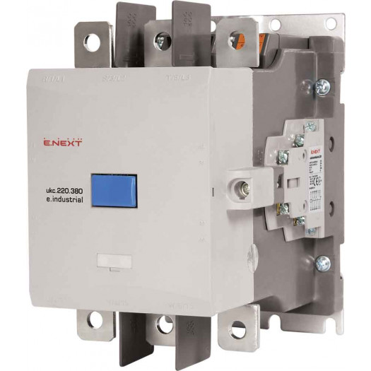 Контактор e.industrial.ukc.220.380, 220А, 380В, 1no+1nc 000016766