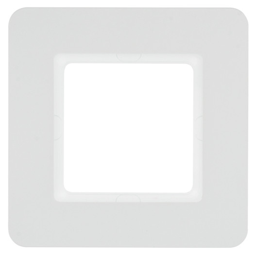 Рамка 1Х пластикова пол.білизна, Q.7 000041997