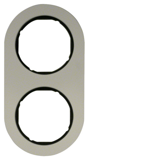 Рамка 2Х алюміній/чорний, R.Classic 000027162