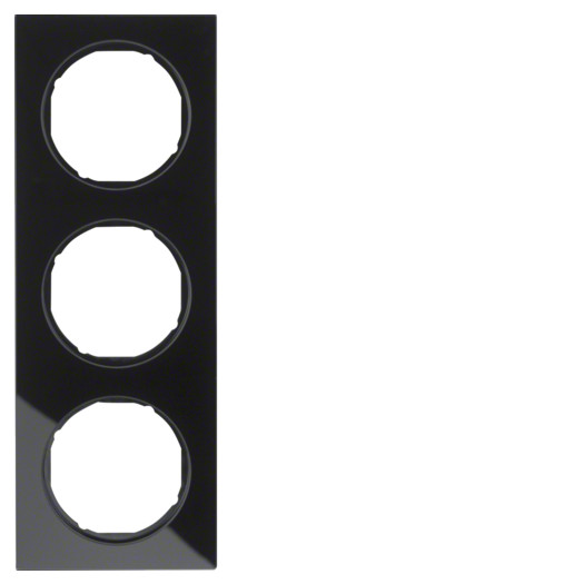 Рамка 3Х скло/чорний, R.3 000027123